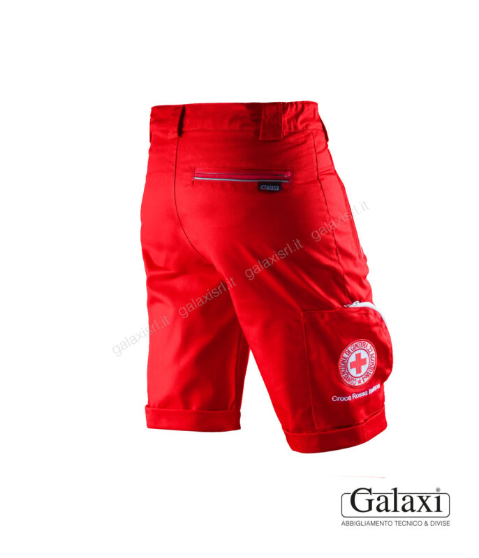 Pantalone Bermuda corto soccorso - Vista Retro