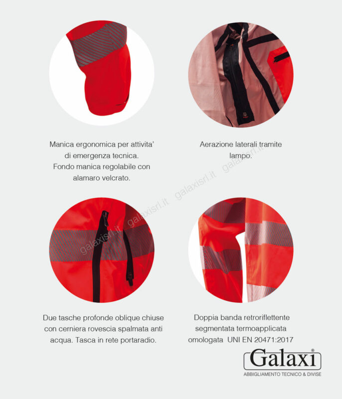 Guscio Iceberg Soccorsi Classe3 Alta visibilità-dettagli02